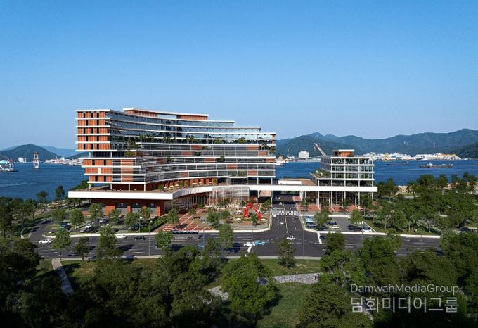 디지털 마산자유무역지역 D.N.A.혁신타운 조감도.