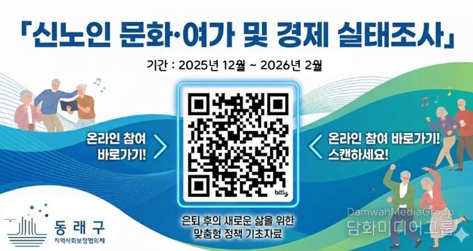 부산 동래구, 신노인 문화·여가 및 경제 실태조사