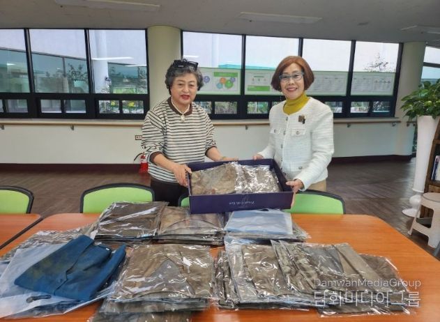 서귀포시 평생학습동아리, 손으로 물들인 조끼로 이웃에 온기 전해