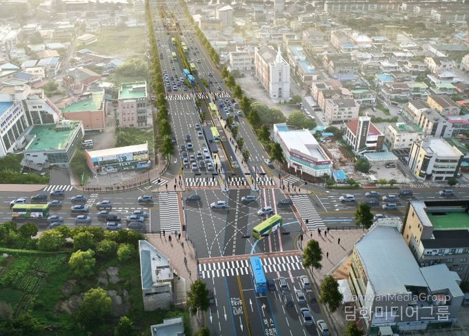 전주 대중교통 혁신 이끌 기린대로 BRT 연내 개통 (가련광장 교차로)