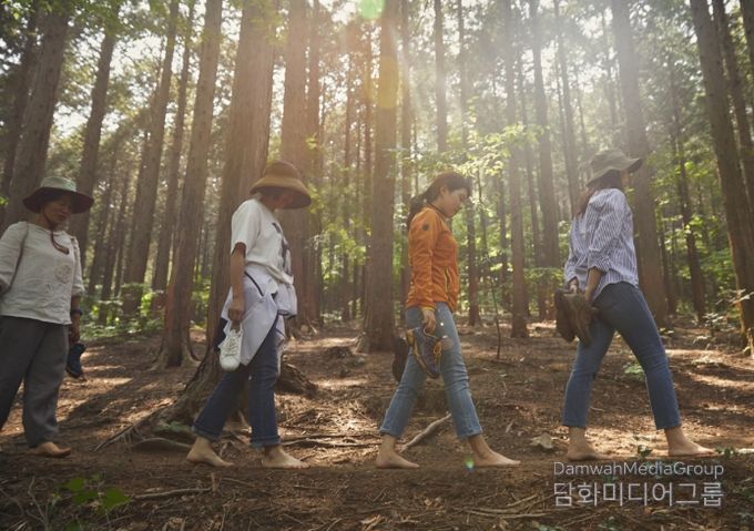 산림치유프로그램 오감걷기