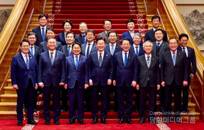 강기정 시장, 청와대 오찬 간담회 참석