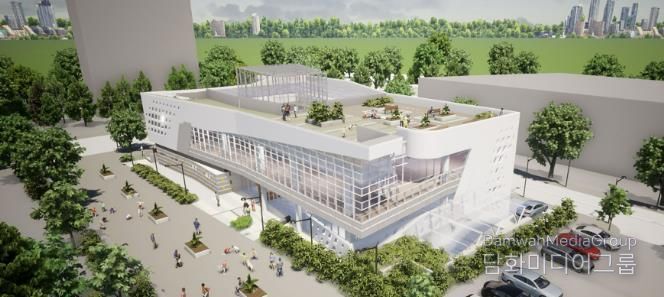 오는 7월 개관하는 성남시 판교대장도서관 조감