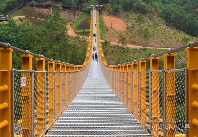 금산군 월영산 출렁다리