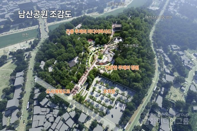 예천남산공원 조감도(낮)