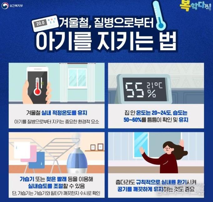 소아 호흡기 건강관리 안내문