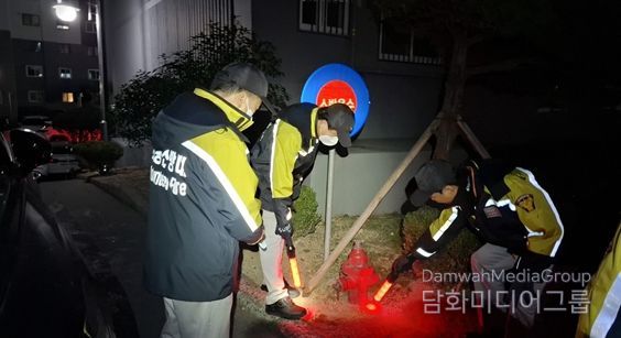 노후 아파트 야간 취약시간 안전순찰