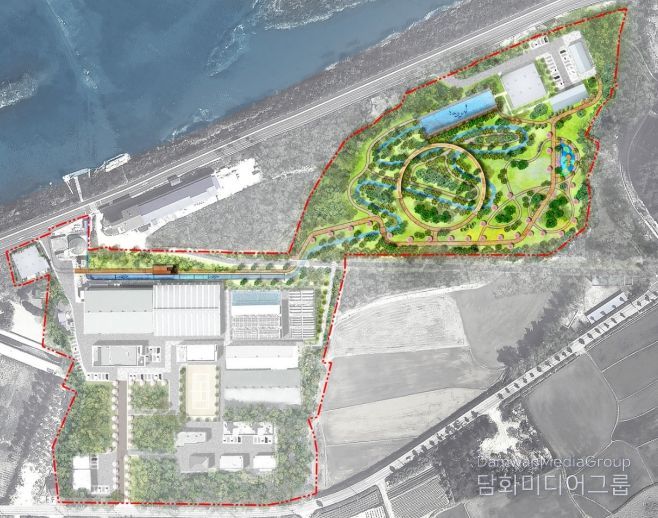 연어자연산란장 전체계획도