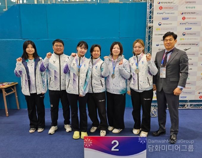 전국장애인동계체전서 컬링 은메달 쾌거