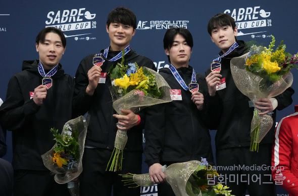대전시청 소속 펜싱팀 오상욱 솔트레이크시티 사브르월드컵 2관왕