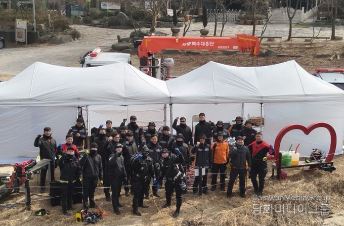 전남소방, ‘극한 환경’ 뚫고 수중 인명구조 훈련