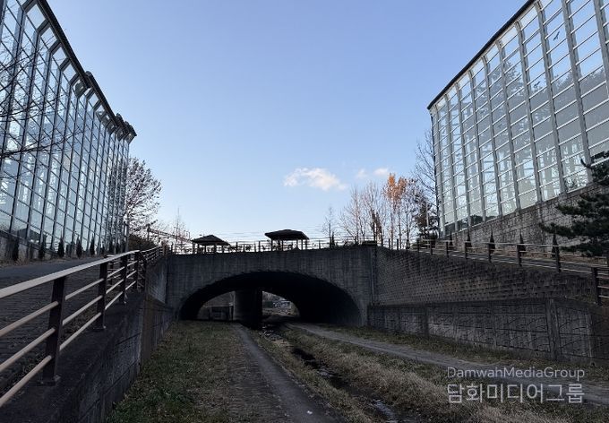 순천시 해룡면 신대천녹도1교 전경