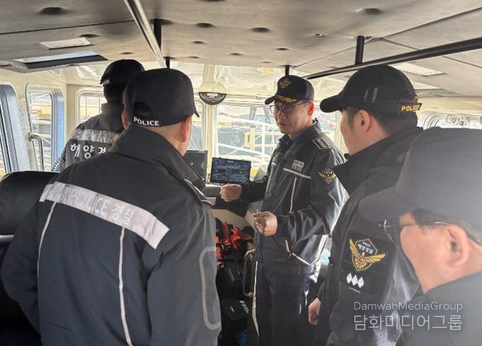 울진해경, 설 연휴 대비 파출소·연안해역 안전점검 실시