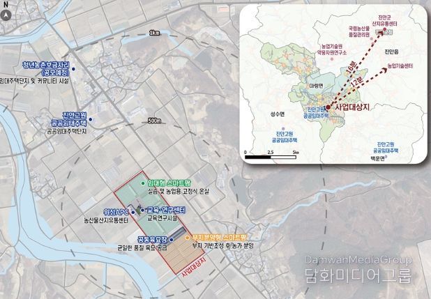 위치도(진안군)