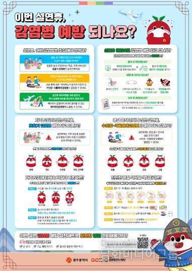 포스터_설 연휴 상황별 감염병 예방법