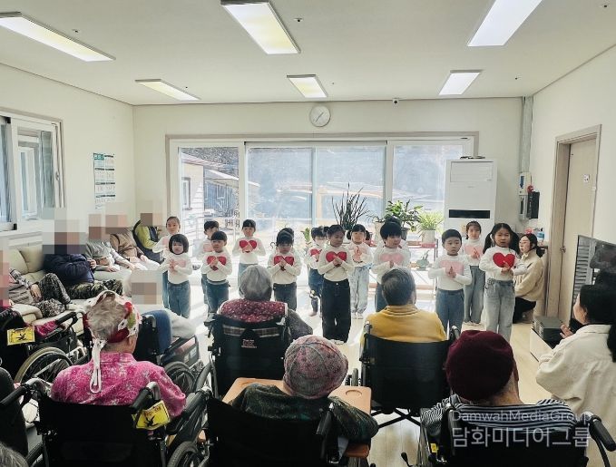 으뜸어린이집, 영동요양원 어르신들을 위해 준비한 ‘설 맞이 사랑의 공연’