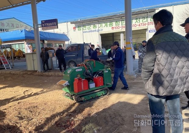영농부산물 안전처리 지원사업 파쇄지원단 안전교육 실시