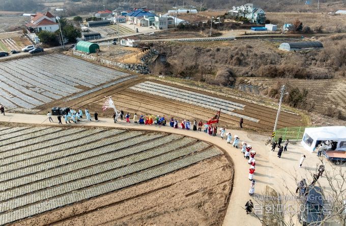 황도붕기풍어제(당오르기)