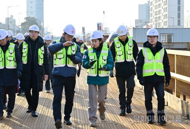 국회대로 지하차도 건설현장 찾은 최호정 의장