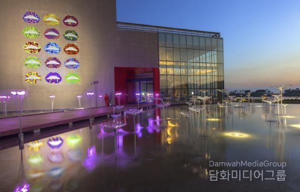 유리섬박물관 전경.