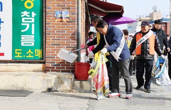 양산시, 설날 맞이 대대적인 시가지 환경정비 실시