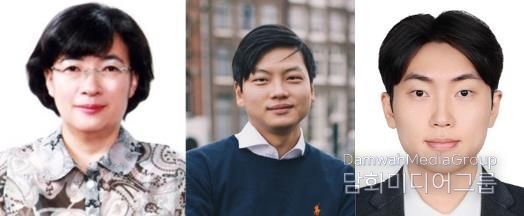 경상국립대학교 김명옥 교수, 최경환, 강민화(왼쪽부터)