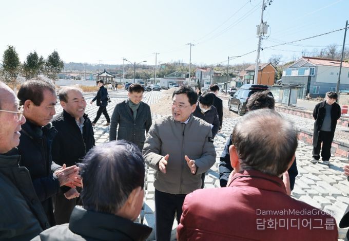 주낙영 경주시장, ‘가곡항 어촌뉴딜300사업’ 현장 점검