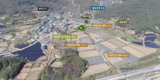 남원시 율동마을 귀농·귀촌의 요람으로 재탄생(조감도)