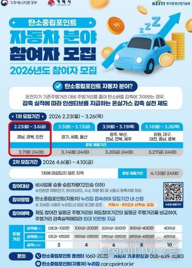 관련포스터(주행거리 줄이고 최대 10만원의 인센티브 받으세요!)