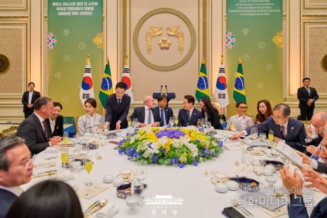 '룰라' 브라질 대통령 내외 국빈 방한 - 국빈만찬(청와대)