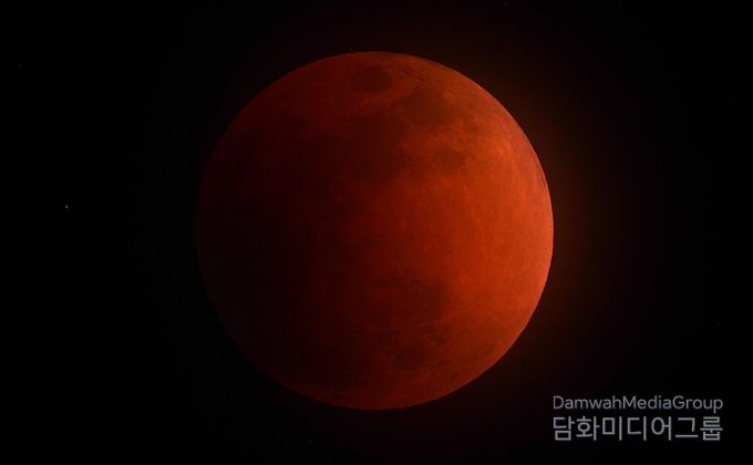 2018년 진행된 개기월식