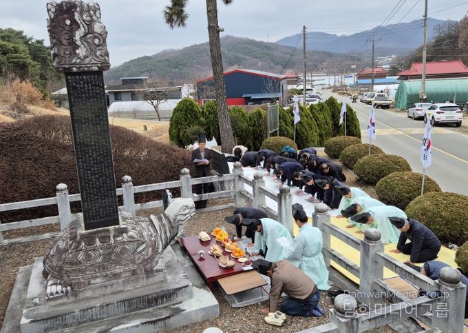 3·1절 맞아 독립지사 우초 백성흠 선생 추모제 거행