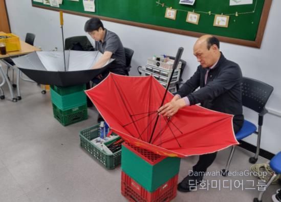 계양구, 자원순환 실천 ‘우산수리 재활용 사업’ 지속 운영