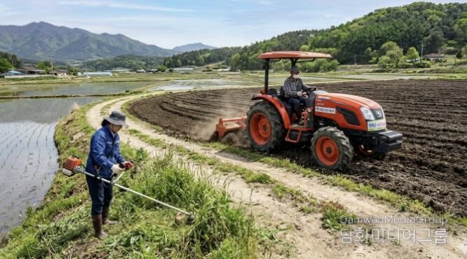 농작업 대행작업 모습