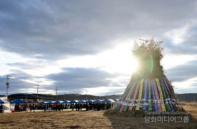 군위군 의흥면 달집태우기 행사
