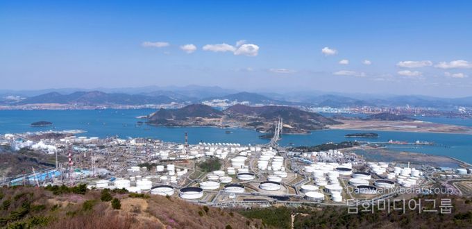 여수국가산단 전경