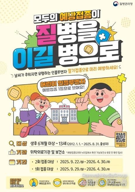 파주시, 새 학기 불청객 ‘독감’… “주사 한 방으로 안심 등교”