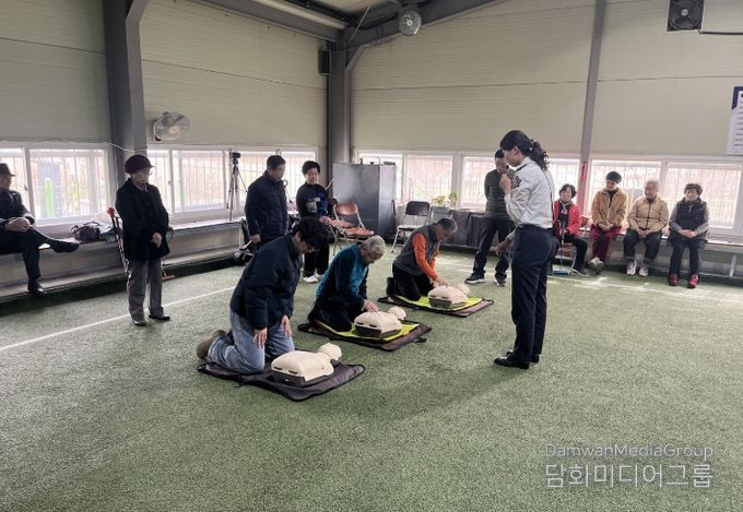 게이트볼클럽 간담회 및 심폐소생술 교육