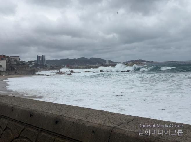 울진해경, 위험예보제'주의보'발령, 너울성 파도 주의