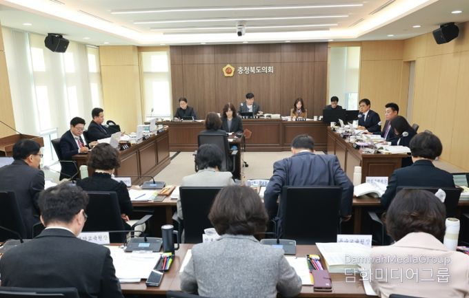 충북도의회 교육위, 교육청 1회 추경 1억 1,700만 원 삭감