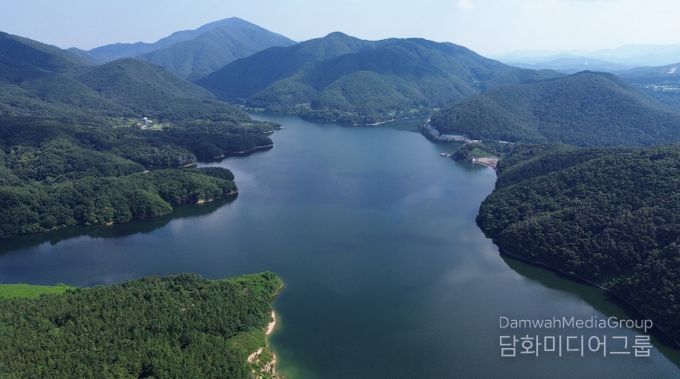 경주시 상수도 주요 수원지인 덕동호 전경