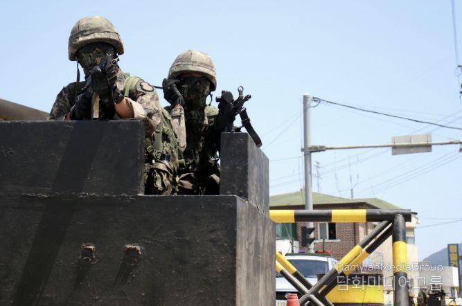 8기동사단 2025 대침투종합훈련 사전예고 홍보 사진