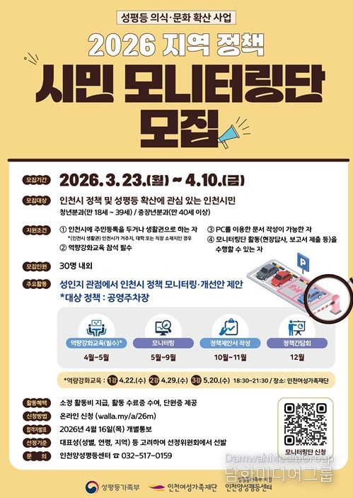2026년 지역 정책 모니터링단 모집