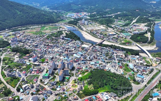 산청읍 옥산지구 전경
