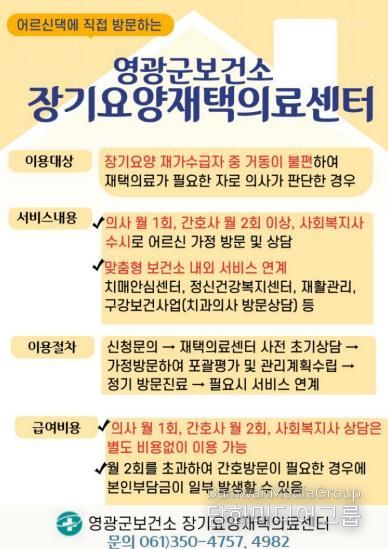 영광군, 장기요양 재택의료센터 운영 본격화