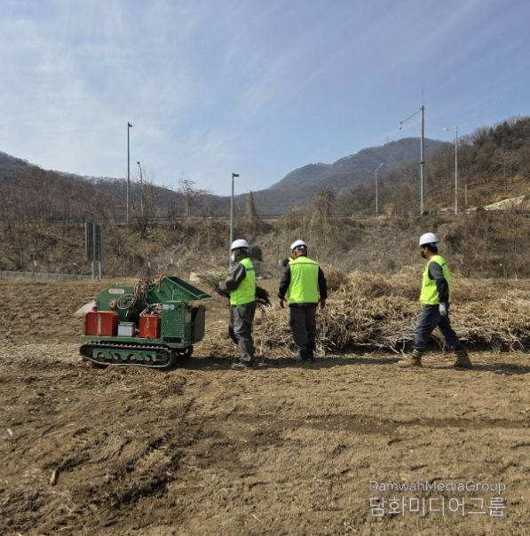 동두천시, 영농부산물 파쇄사업 추진으로 산불 예방 나서
