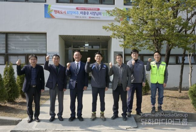 이충우 여주시장, HDC현대PCE㈜ 기업체 현장 방문