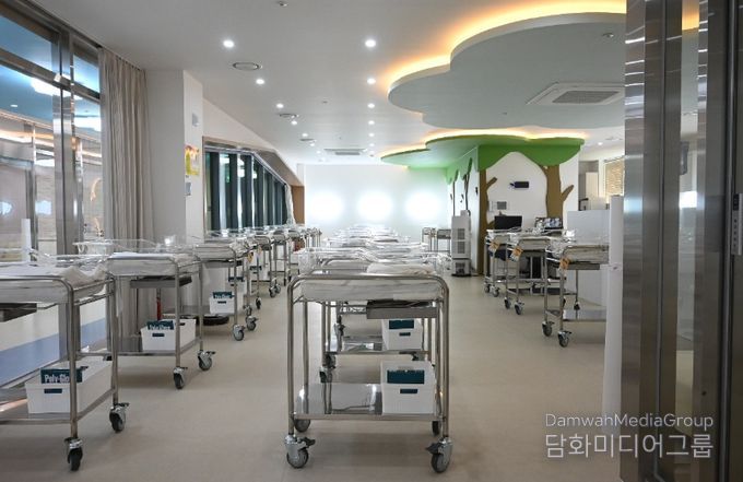 광양시, 출생정책 구조 전환으로 출생아 증가 흐름 이어가(광양시 공공산후조리원 영유아실)