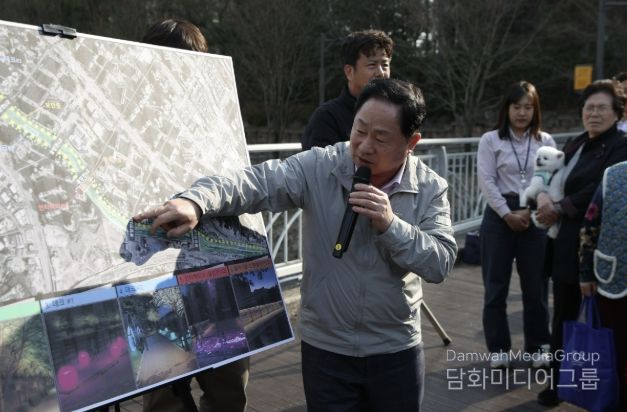 불암천 하천정비 사업 브리핑 사진