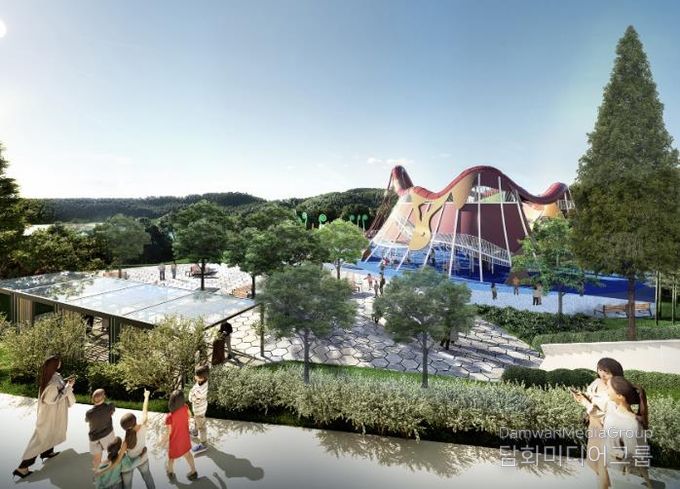 상족암 군립공원 조감도